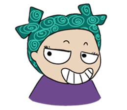 Girls Hair Bows sticker #10647623