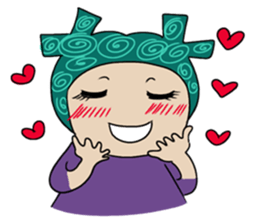 Girls Hair Bows sticker #10647627