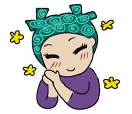 Girls Hair Bows sticker #10647632