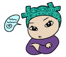 Girls Hair Bows sticker #10647633