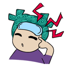 Girls Hair Bows sticker #10647634