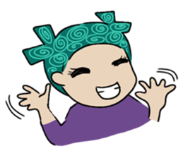 Girls Hair Bows sticker #10647635