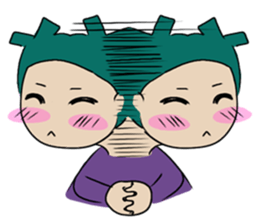 Girls Hair Bows sticker #10647637