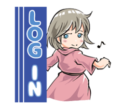 Online! Hizumi-chan Lv.0e sticker #10648037