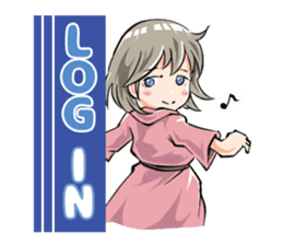 Online! Hizumi-chan Lv.0e sticker #10648037