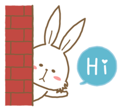 Rabbit is no motivation!! sticker #10648610