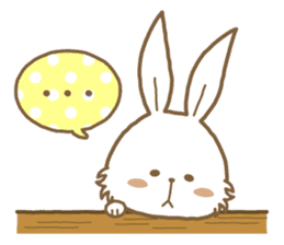 Rabbit is no motivation!! sticker #10648612