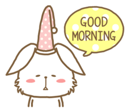 Rabbit is no motivation!! sticker #10648615
