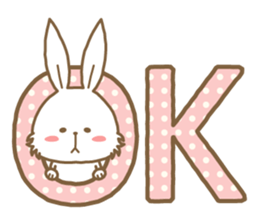 Rabbit is no motivation!! sticker #10648620
