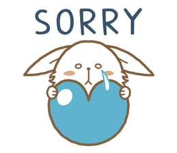 Rabbit is no motivation!! sticker #10648630