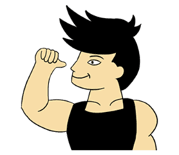 Gym Guy / Muscle Man sticker #10649160