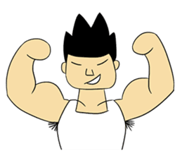 Gym Guy / Muscle Man sticker #10649162
