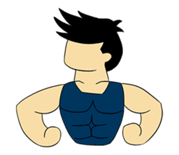 Gym Guy / Muscle Man sticker #10649165