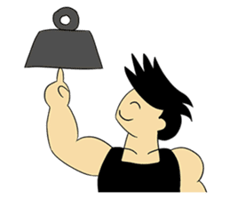 Gym Guy / Muscle Man sticker #10649176