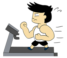 Gym Guy / Muscle Man sticker #10649188