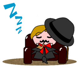 Phantom thief Haramaki & detective Cork sticker #10649840