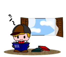 Phantom thief Haramaki & detective Cork sticker #10649841