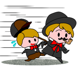Phantom thief Haramaki & detective Cork sticker #10649847