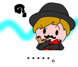 Phantom thief Haramaki & detective Cork sticker #10649860