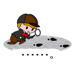 Phantom thief Haramaki & detective Cork sticker #10649862