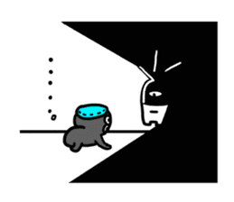 Easy-to-use stamp of strange organisms sticker #10650060