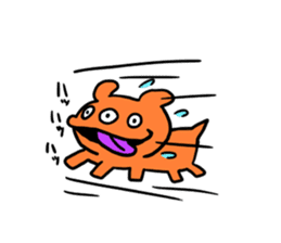 Easy-to-use stamp of strange organisms sticker #10650064
