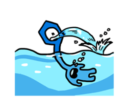 Easy-to-use stamp of strange organisms sticker #10650070