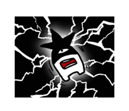 Easy-to-use stamp of strange organisms sticker #10650071