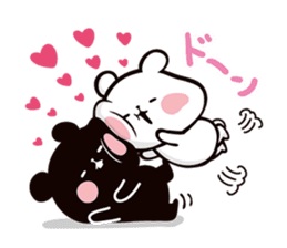 Mochi Mochi Panda - Black and White - sticker #10650721