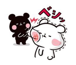 Mochi Mochi Panda - Black and White - sticker #10650722