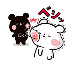 Mochi Mochi Panda - Black and White - sticker #10650722