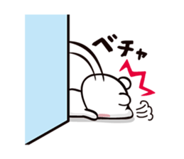 Mochi Mochi Panda - Black and White - sticker #10650735