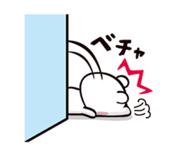 Mochi Mochi Panda - Black and White - sticker #10650735