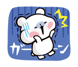 Mochi Mochi Panda - Black and White - sticker #10650736