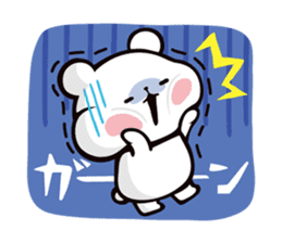 Mochi Mochi Panda - Black and White - sticker #10650736