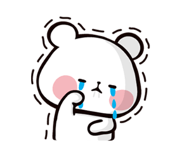 Mochi Mochi Panda - Black and White - sticker #10650744