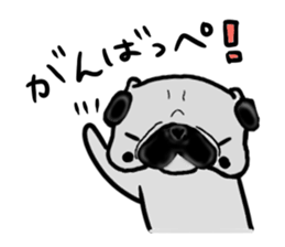 miyagiken pug sticker #10650925