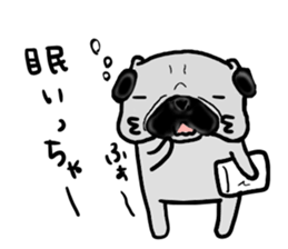 miyagiken pug sticker #10650937