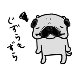 miyagiken pug sticker #10650945
