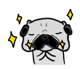 miyagiken pug sticker #10650957