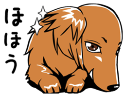 Young man of the dog sticker #10651209