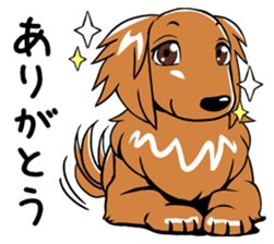 Young man of the dog sticker #10651212