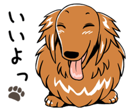 Young man of the dog sticker #10651214