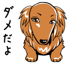 Young man of the dog sticker #10651215