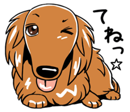 Young man of the dog sticker #10651222