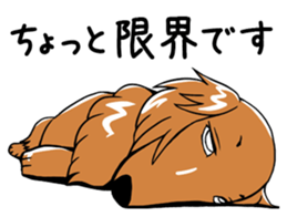 Young man of the dog sticker #10651238