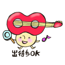 Live house mushroom sticker #10651371