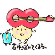 Live house mushroom sticker #10651387