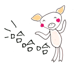 Hello Owl Fifi & Piggy Ella sticker #10651446