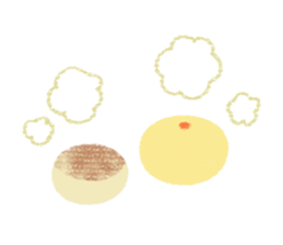 Japanese confectionery shop stamp sticker #10651825